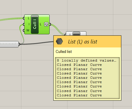 The 'Flatten' component in Grasshopper.